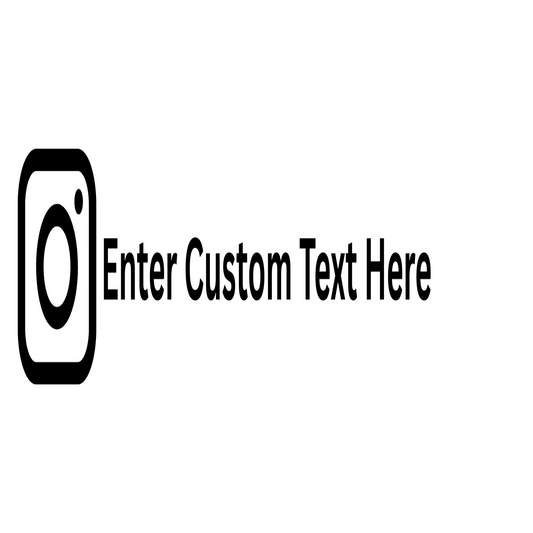 Custom Instagram Handle